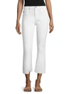 Ag The Jodi Slim Flare Cropped Jeans, White