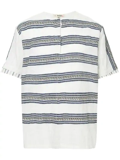 Lemlem Layered Striped T-shirt In White