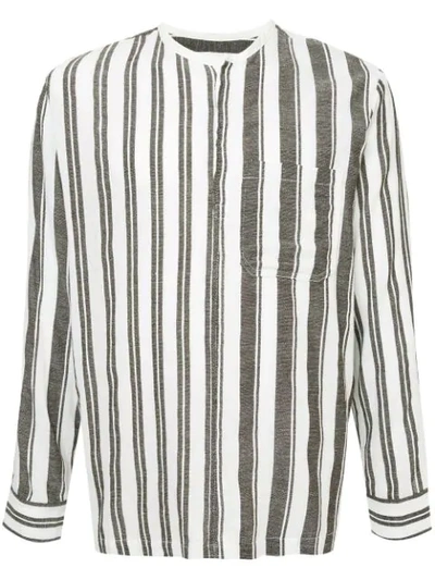 Lemlem Abel Mix Stripe T-shirt In Black