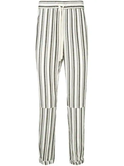 Lemlem Abel Striped Trousers In Black