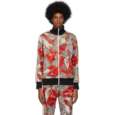 Palm Angels "hot Bridle" Print Track Jacket In 8888 Multi
