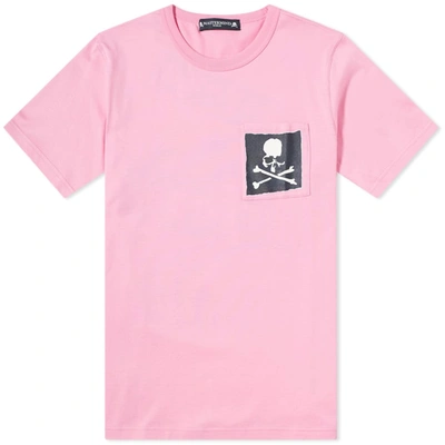 Mastermind Japan Mastermind World Skull Pocket Tee In Pink