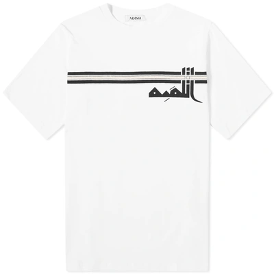 Adish Lakiya Logo Tee In White