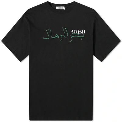 Adish Arabic Tee In Black