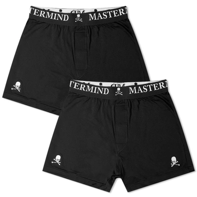 Mastermind Japan Mastermind World Boxer Short - 2 Pack In Black