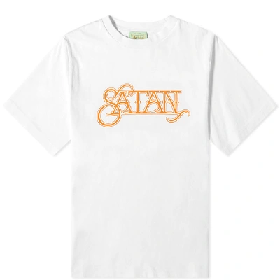 Aries Satan Ss Tee In White