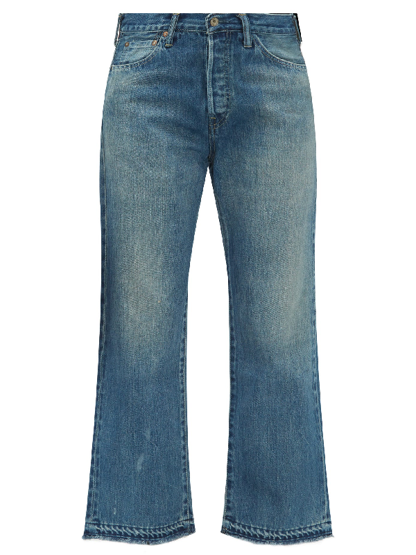 Chimala Cropped Selvedge-denim Straight-leg Jeans In Blue | ModeSens