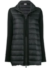 Moncler Puffer Sweater In Black