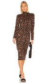 Lpa Surrey Sweater Dress In Leopard
