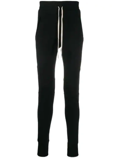 John Elliott Skinny Fit Sweatpants In Black