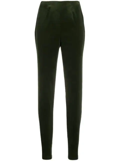 Holland & Holland Narrow Leg Trousers In Green