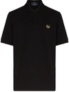 Fred Perry Made In England Polo Shirt In Black