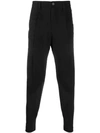 Issey Miyake Slim-fit Tailored Trousers In Black