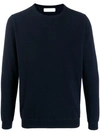Laneus Crew-neck Cashmere Sweater In Blue