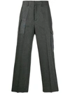 Golden Goose Pocket Details Straight Trousers In Grey