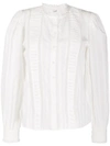 Isabel Marant Étoile Peachy Heritage Panelled Shirt In White