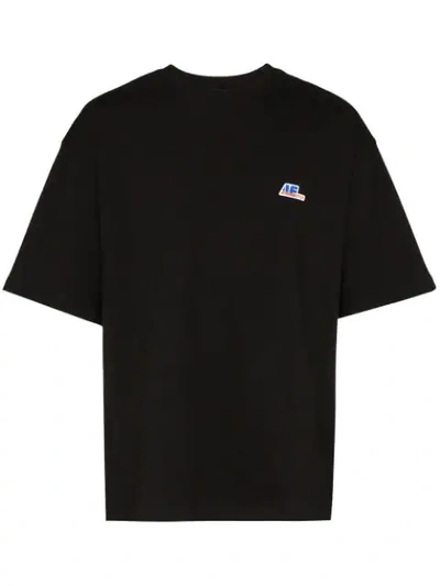 Ader Error Truck Logo Jersey T-shirt In Black