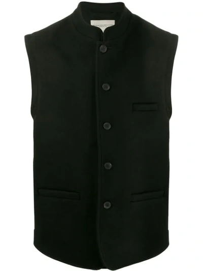 Holland & Holland Fitted Collared Waistcoat In Green