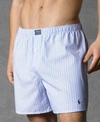 Polo Ralph Lauren Men's Underwear, Woven Boxer In Andrew Stripe