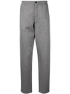 Giorgio Armani Press Stud Sweat Pants In Grey