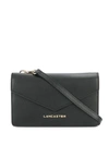 Lancaster Foldover Shoulder Bag In Black