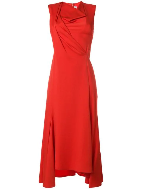 victoria beckham midi dress