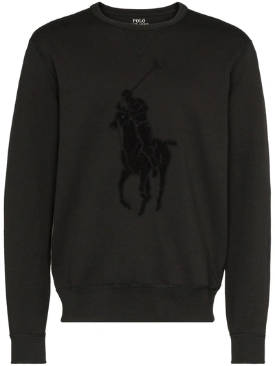 Polo Ralph Lauren Polo Pony Sweatshirt In Black