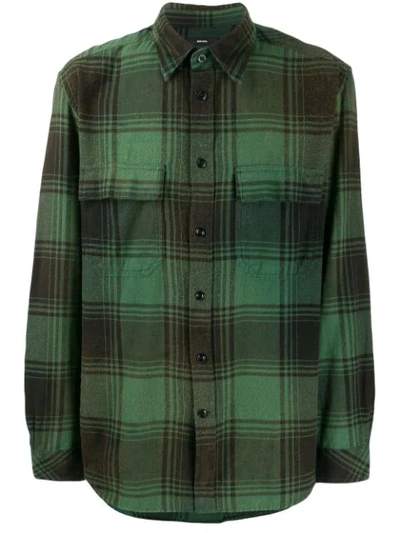 Diesel Vintage Check Shirt In Green