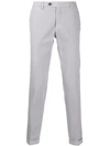 Al Duca D'aosta Turned Hem Trousers In Grey