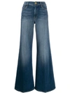 Frame Le Palazzo High-rise Wide-leg Jeans In Blue