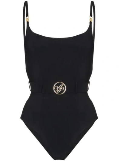 Agent Provocateur Laurella Low-back Swimsuit In Black