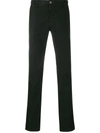 Incotex Slim-fit Tailored Trousers In Black