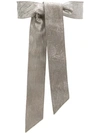 Orciani Wide Tie Belt In Grey