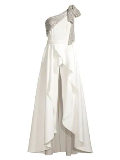 JAY GODFREY GAVIN JUMPSUIT WITH SATIN OVERSKIRT JAYG-WC12