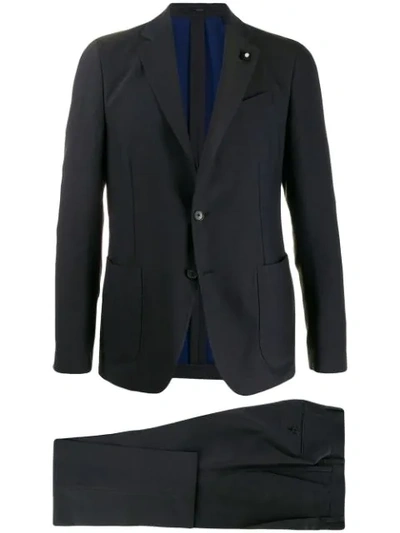 Lardini Formal Two Piece Suit In Blue