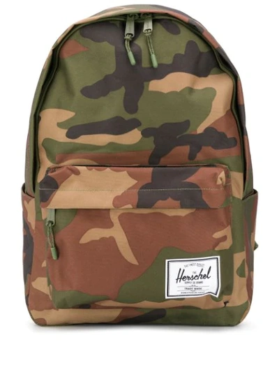 Herschel Supply Co Classic Xl Camouflage Backpack In 00032 Woodland Camo