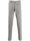 Borrelli Straight Leg Trousers In Grey