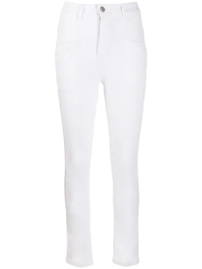Isabel Marant Étoile Anthra Skinny Jeans In White
