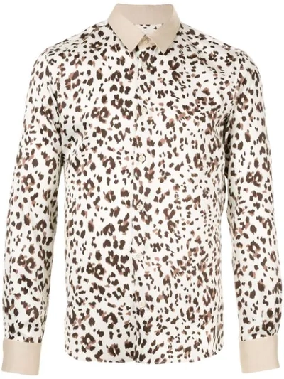 Loveless Hemd Mit Leoparden-print In White