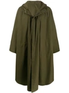 Holland & Holland Unisex Cape-style Jacket In Green