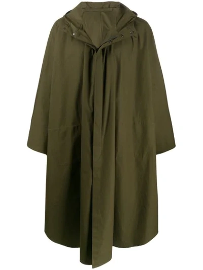 Holland & Holland Unisex Cape-style Jacket In Green