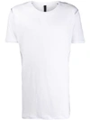 Army Of Me Contrast Stitching T-shirt In White