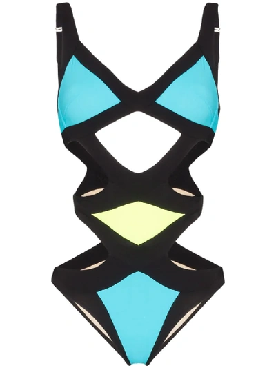 Agent Provocateur Mazzy Cutout Swimsuit In Black