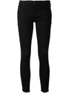 Mother 'looker' Ankle Frey Jeans In Black