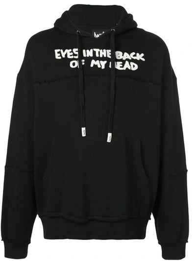 Haculla Eyes In The Back Of My Head Hoodie In Black