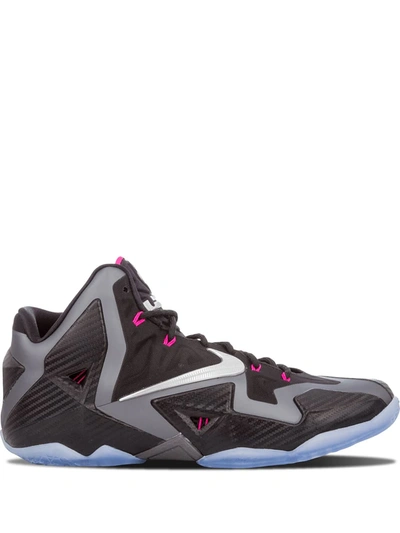 Nike Lebron 11 Sneakers In Black