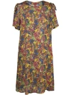 Jonathan Cohen Floral Print Dress In Mixed Pressed Floral