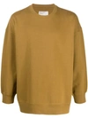 Universal Works Loopback Oversized Sweatshirt In Mustard