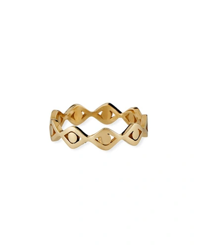 Sydney Evan 14k Yellow Gold Small Pure Evil Eye Eternity Ring