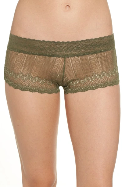 Vince Camuto Colette Boyshorts In Olive Night